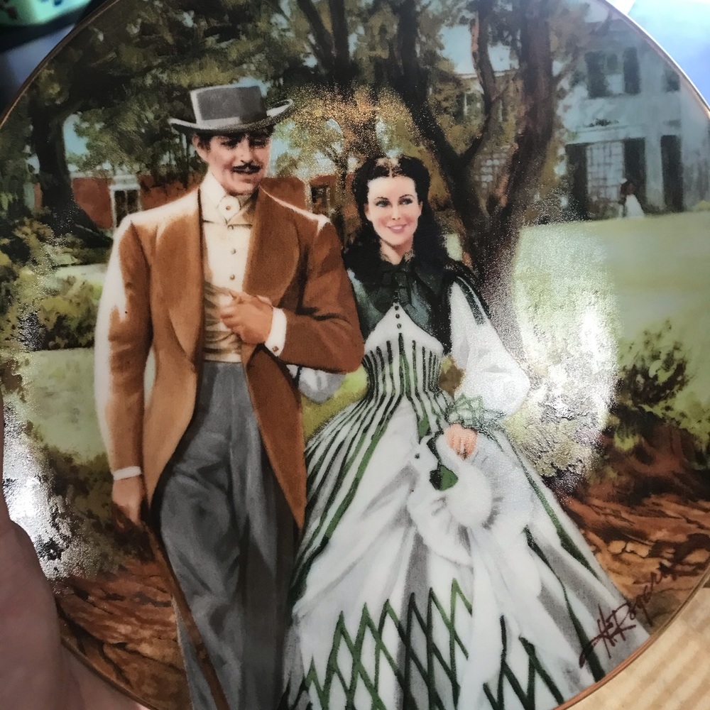 Gone With The Wind Collectible Plate